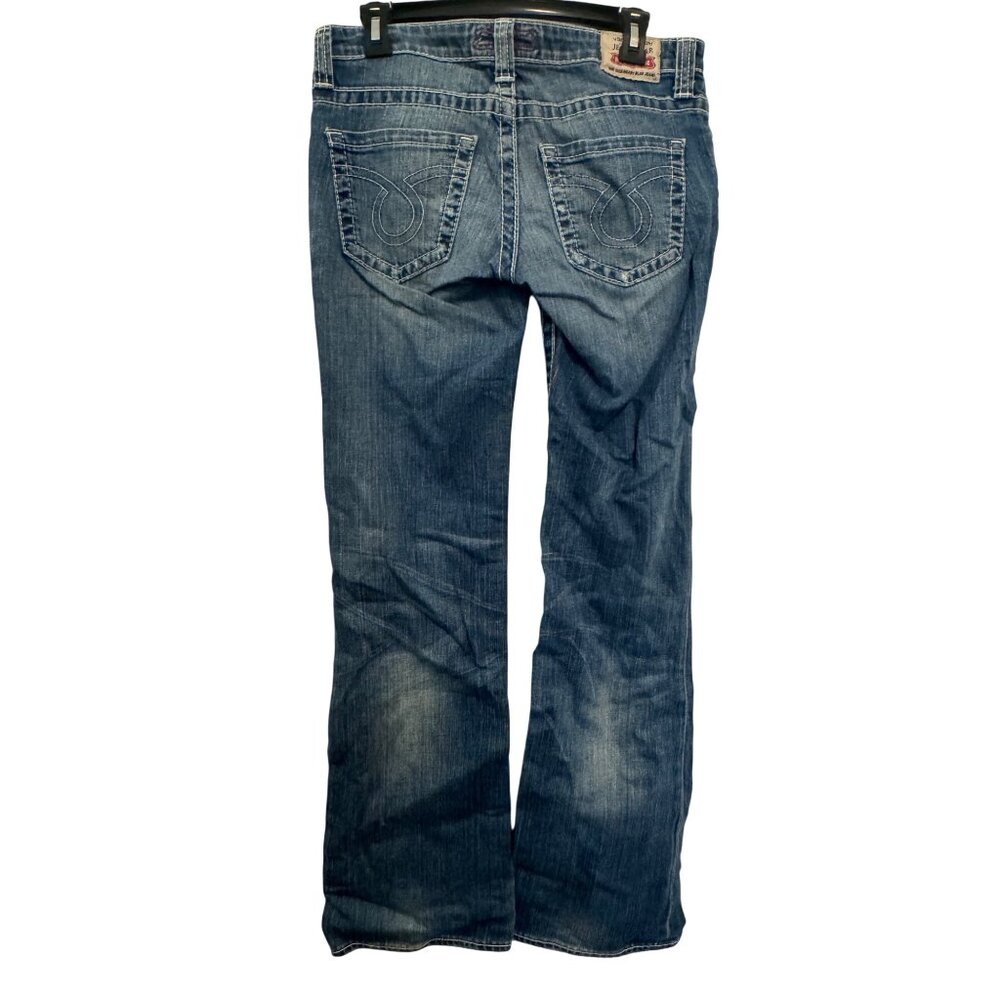 Big Star Womens 28R Bootcut Jeans Made In USA Mid Rise Distressed Denim - Picture 2 of 8